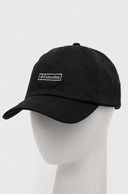 Zdjęcie produktu Columbia czapka z daszkiem kolor czarny z aplikacją 2032041-890
