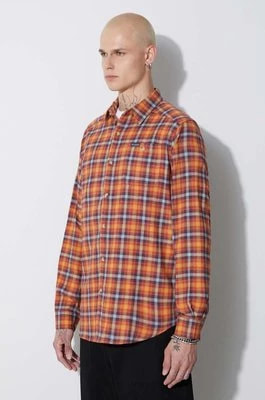 Zdjęcie produktu Columbia koszula Cornell Woods Flannel LS męska kolor pomarańczowy regular z kołnierzykiem klasycznym 1617951