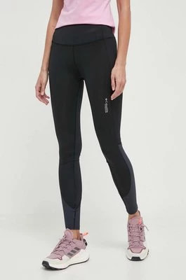 Zdjęcie produktu Columbia legginsy sportowe Cirque River damskie kolor czarny gładkie 2072461