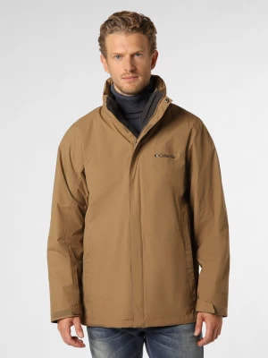 Zdjęcie produktu Columbia Męska kurtka funkcyjna 3 w 1 Mężczyźni Sztuczne włókno brązowy jednolity,
