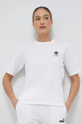Zdjęcie produktu Columbia t-shirt North Cascades damski kolor biały 1992085