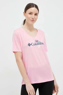 Zdjęcie produktu Columbia t-shirt damski kolor różowy