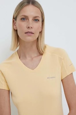 Zdjęcie produktu Columbia t-shirt sportowy Zero Rules Zero Rules kolor żółty 1533571