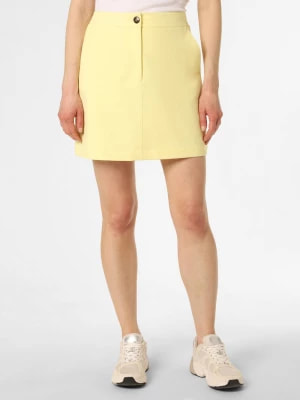 Zdjęcie produktu comma casual identity Spódnica damska Kobiety żółty jednolity,