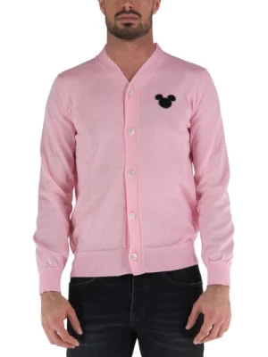 Zdjęcie produktu Comme des Garçons, Sweter Rozpinany, Ciepły i Modny Pink, male,