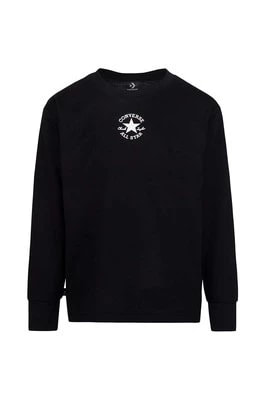 Zdjęcie produktu Converse bluza dziecięca kolor czarny z nadrukiem