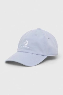 Zdjęcie produktu Converse czapka z daszkiem kolor niebieski z aplikacją