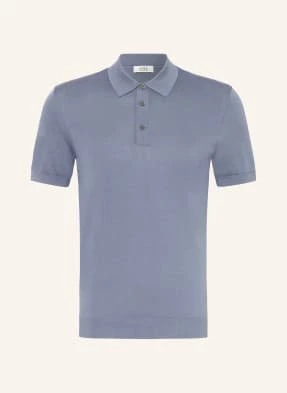 Zdjęcie produktu Cos Koszulka Polo Slim Fit Z Dodatkiem Jedwabiu blau