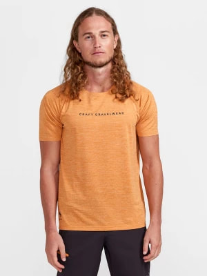 Zdjęcie produktu Craft Koszulka kolarska "ADV Gravel" w kolorze pomarańczowym rozmiar: M
