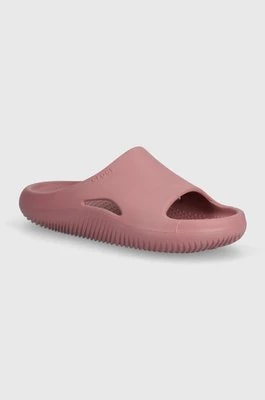 Zdjęcie produktu Crocs klapki Mellow Slide damskie kolor różowy na platformie 208392