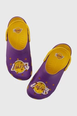 Zdjęcie produktu Crocs klapki NBA Los Angeles Lakers Classic Clog kolor fioletowy 208650