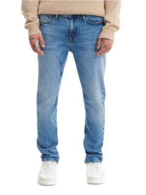 Zdjęcie produktu Cropp - Niebieskie jeansy męskie slim - niebieski