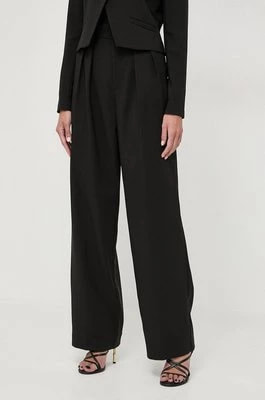 Zdjęcie produktu Custommade spodnie Penny damskie kolor czarny proste high waist 999425550