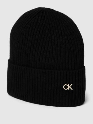 Zdjęcie produktu Czapka beanie z detalem z logo CK Calvin Klein