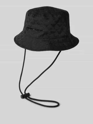 Zdjęcie produktu Czapka typu bucket hat z fakturowanym wzorem Emporio Armani