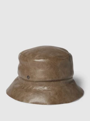 Zdjęcie produktu Czapka typu bucket hat z imitacji skóry Loevenich