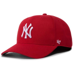 Zdjęcie produktu Czapka z daszkiem 47 Brand Mlb New York Yankees Cold Zone '47 Mvp Dp B-CLZOE17WBP-RD Red