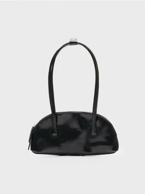 Zdjęcie produktu Czarna torebka baguette z długimi rączkami House