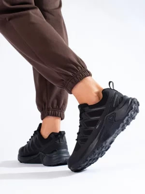 Zdjęcie produktu Czarne buty trekkingowe damskie DK Softshell