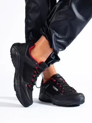 Zdjęcie produktu Czarne buty trekkingowe damskie outdoor DK