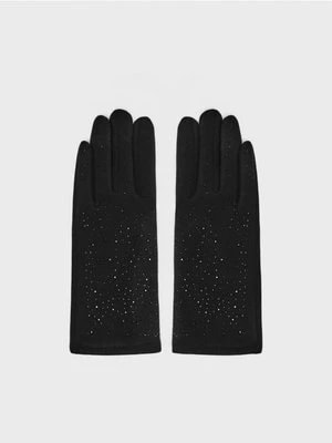 Zdjęcie produktu Czarne rękawiczki z funkcją dotykową i dżetami House