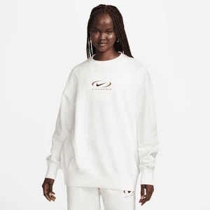 Zdjęcie produktu Damska bluza dresowa z półokrągłym dekoltem o kroju oversize Nike Sportswear Phoenix Fleece - Biel