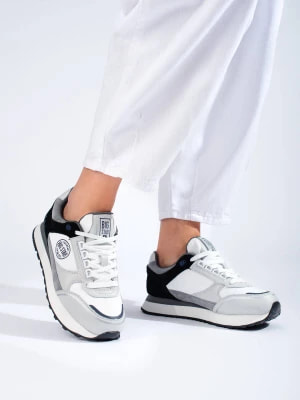 Zdjęcie produktu Damskie buty sneakersy biało-szare LL274370 BIG STAR Merg