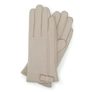 Zdjęcie produktu Damskie rękawiczki skórzane z kokardką Wittchen