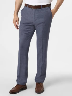 Zdjęcie produktu Daniel Hechter Męskie spodnie od garnituru modułowego Mężczyźni Regular Fit niebieski marmurkowy,