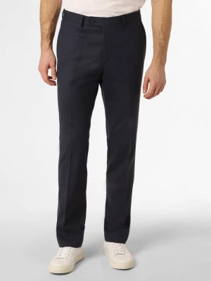 Zdjęcie produktu Daniel Hechter Męskie spodnie od garnituru modułowego Mężczyźni Regular Fit Sztuczne włókno niebieski jednolity,