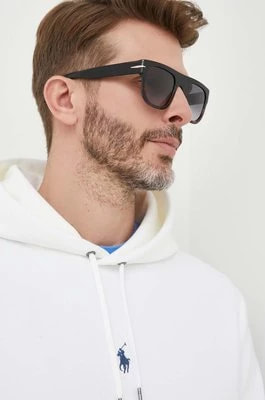 Zdjęcie produktu David Beckham okulary przeciwsłoneczne męskie kolor czarny