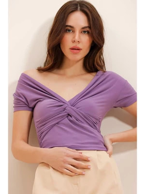 Zdjęcie produktu Defile Koszulka w kolorze fioletowym rozmiar: L