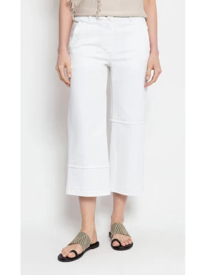 Zdjęcie produktu Deni Cler Spodnie w kolorze białym rozmiar: 36
