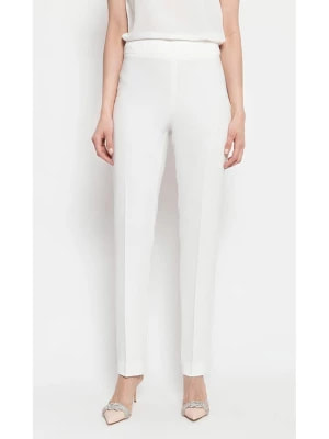 Zdjęcie produktu Deni Cler Spodnie w kolorze białym rozmiar: 36