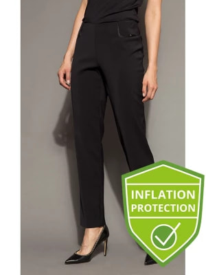 Zdjęcie produktu Deni Cler Spodnie w kolorze czarnym rozmiar: 36