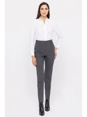 Zdjęcie produktu Deni Cler Spodnie wełniane w kolorze antracytowym rozmiar: 44