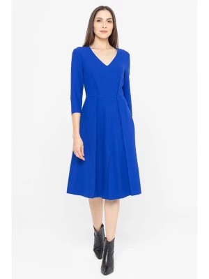 Zdjęcie produktu Deni Cler Sukienka w kolorze niebieskim rozmiar: 46