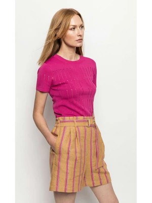 Zdjęcie produktu Deni Cler Sweter w kolorze różowym rozmiar: 40