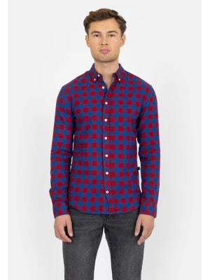 Zdjęcie produktu DENIM PROJECT Koszula w kolorze niebiesko-czerwonym rozmiar: S