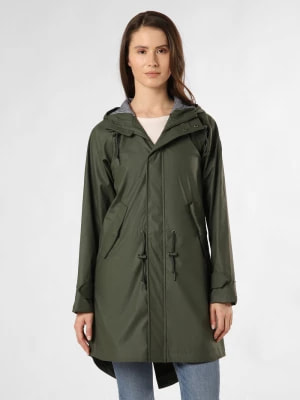 Zdjęcie produktu Derbe Damska kurtka przeciwdeszczowa - Friese Traveby Fisher Kobiety Sztuczne włókno zielony jednolity,