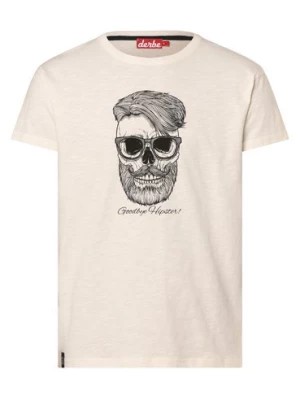 Zdjęcie produktu Derbe Koszulka męska Mężczyźni Bawełna biały nadruk,