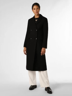Zdjęcie produktu Designers Remix Damski płaszcz wełniany z dodatkiem kaszmiru Kobiety Wełna czarny jednolity,
