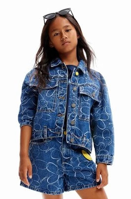 Zdjęcie produktu Desigual kurtka jeansowa dziecięca kolor niebieski