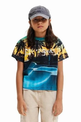 Zdjęcie produktu Desigual t-shirt bawełniany dziecięcy z nadrukiem