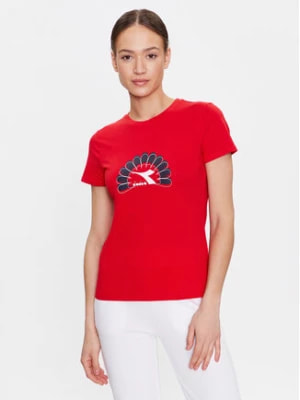 Zdjęcie produktu Diadora T-Shirt 102.179332 Czerwony Regular Fit