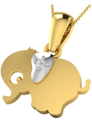 Zdjęcie produktu Diamant Vendôme Złota zawieszka z diamentem rozmiar: onesize