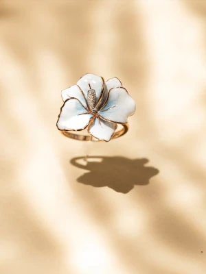 Zdjęcie produktu LA MAISON DE LA JOAILLERIE Złoty pierścionek "Althaea" rozmiar: 58