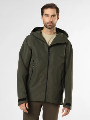 Zdjęcie produktu Didriksons Męska kurtka funkcyjna Mężczyźni Sztuczne włókno zielony jednolity,