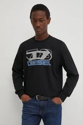 Zdjęcie produktu Diesel bluza S-GINN-K43 męska kolor czarny z nadrukiem A12508.0HAYT