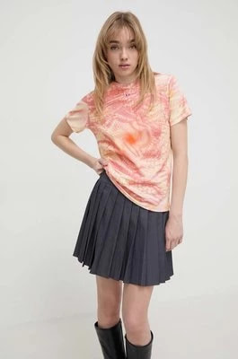 Zdjęcie produktu Diesel t-shirt bawełniany damski kolor różowy
